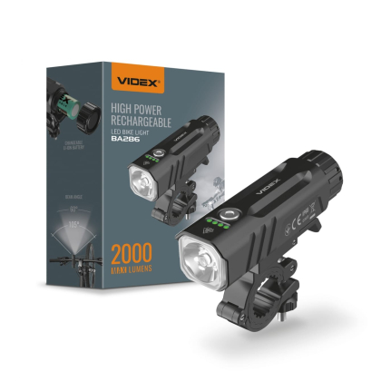 Велофара VIDEX VLF-BA286 2000Lm 5000K, Videx, 27528