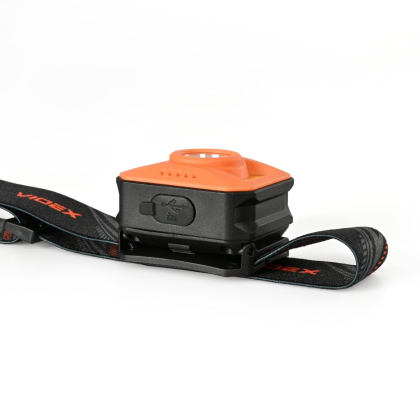Налобний світлодіодний ліхтарик VIDEX VLF-H085-OR 400Lm 5000K, Videx, 27529