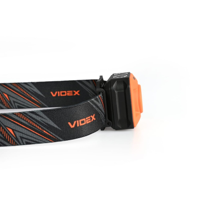 Налобний світлодіодний ліхтарик VIDEX VLF-H085-OR 400Lm 5000K, Videx, 27529