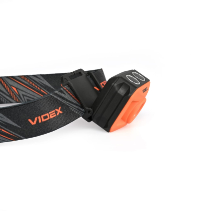 Налобний світлодіодний ліхтарик VIDEX VLF-H085-OR 400Lm 5000K, Videx, 27529