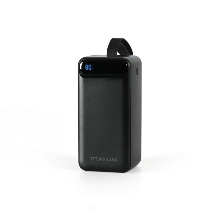 Повербанк 50000mAh TITANUM 741S 22.5W Black, Titanum, 27531
