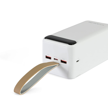 Повербанк 50000mAh TITANUM 741S 22.5W White, Titanum, 27532