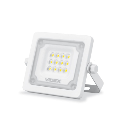 LED прожектор VIDEX F2e 10W 900Lm 5000K 220V, Videx, 27540