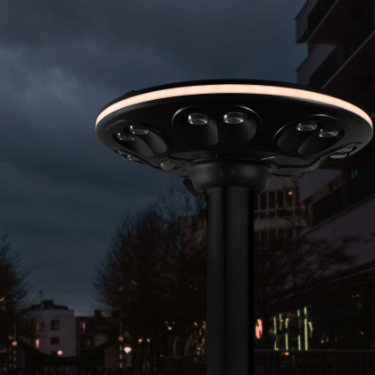 LED світильник автономний парковий IP54 VIDEX 1400Lm Сенсорний, Videx, 27548