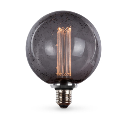 LED лампа VIDEX Filament VL-DI-G125FC1979S 4W E27 1800K Smoke, Videx, 27612