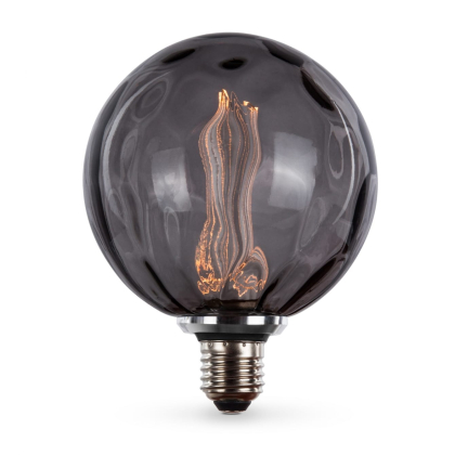 LED лампа VIDEX Filament VL-DI-G125FC1980S 4W E27 1800K Smoke, Videx, 27613