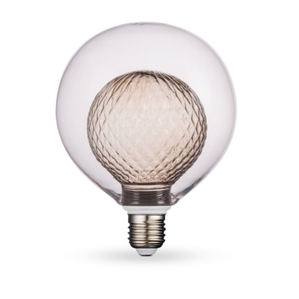 LED лампа VIDEX Filament VL-DG125-BB80LF 3.5W E27 3000K Bulb in bulb, Videx, 27620