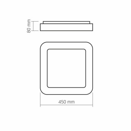 LED світильник VIDEX EDGE-SC-72W-WHITE (VLE-ESC-72W), Videx, 27664