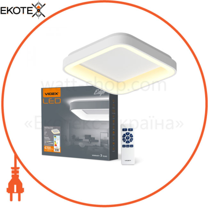 LED светильник VIDEX EDGE-SC-72W-WHITE (VLE-ESC-72W)