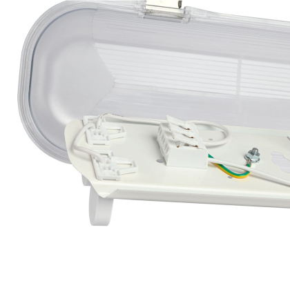 LED світильник IP65 лінійний під лампу 2хТ8 VIDEX 1,2М 220V, Videx, 27666