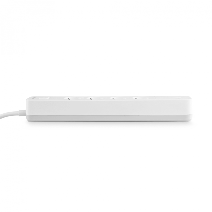 Мережевий подовжувач VIDEX ONCORD з/з 4п 3м (3x1.5мм) 3.4А USB(QC3.0) +USB-C(PD20W) з кнопкою White, Videx, 27695