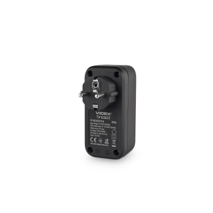 Мережевий адаптер VIDEX ONCORD з/з 1п 2.4A 2USB+USB-C Black, Videx, 27698