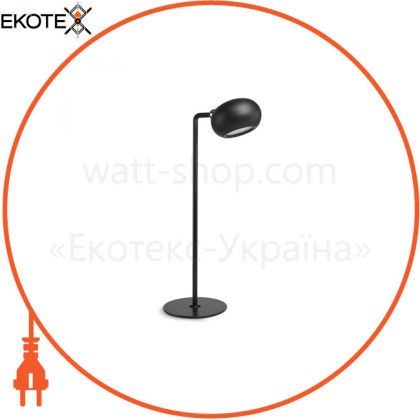 LED лампа настiльна з акумулятором VIDEX VLE-TF18B 3W 3000-5500K Чорна