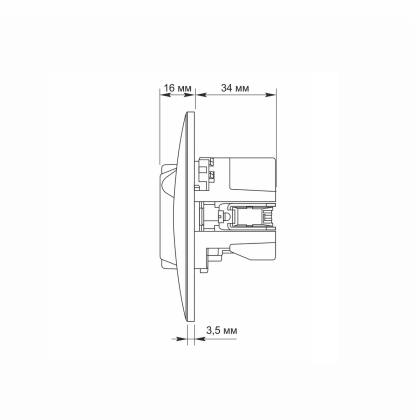Розетка одинарна із заземленням з USB+USB-C срібний шовк VIDEX BINERA, Videx, 27864