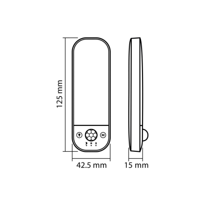 LED Світильник акумуляторний з датчиком руху VIDEX VL-NL014W-S, Videx, 27897
