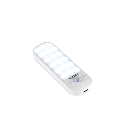 LED Світильник акумуляторний з датчиком руху VIDEX VL-NL014W-S, Videx, 27897