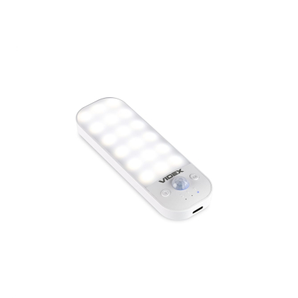 LED Світильник акумуляторний з датчиком руху VIDEX VL-NL014W-S, Videx, 27897