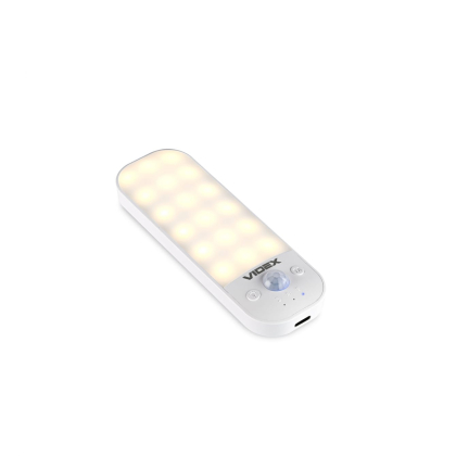 LED Світильник акумуляторний з датчиком руху VIDEX VL-NL014W-S, Videx, 27897