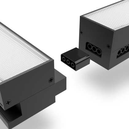 LED світильник лінійний магістральний VIDEX BNL02 24W 0.6М 5000K 220V Black, Videx, 27982