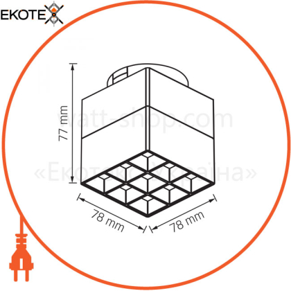 Світильник МАГНІТНИЙ трековий VIDEX LE29B 16W 4000K 48V Black