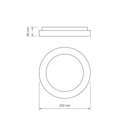 LED світильник VIDEX EDGE-RC-72W-BLACK (VLE-ERC-RGB-72B), Videx, 28124