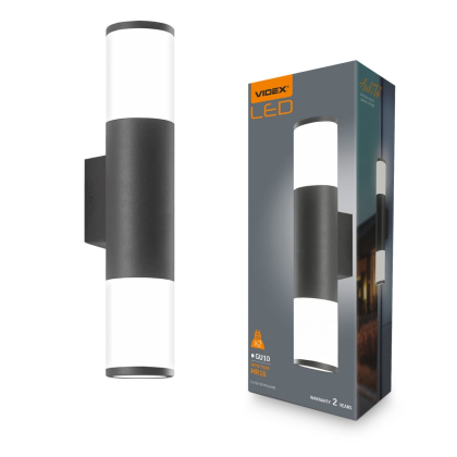 LED Світильник архітектурний AR092B IP54 VIDEX 2xGU10, Videx, 28154