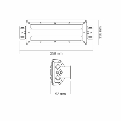 LED світильник висотний лінійний VIDEX HB022 50W 5000K 220V, Videx, 28183