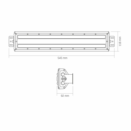 LED світильник висотний лінійний VIDEX HB022 100W 5000K 220V, Videx, 28184