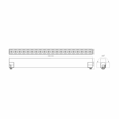 LED світильник трековий VIDEX TR06 30W 4100K 220V чорний, Videx, 28198