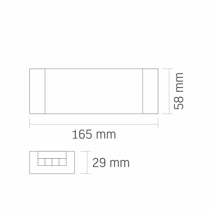 Блок живлення для LED стрічки VIDEX DC12V 8.25A 100W (VL-LST-P100-12V), Videx, 28211