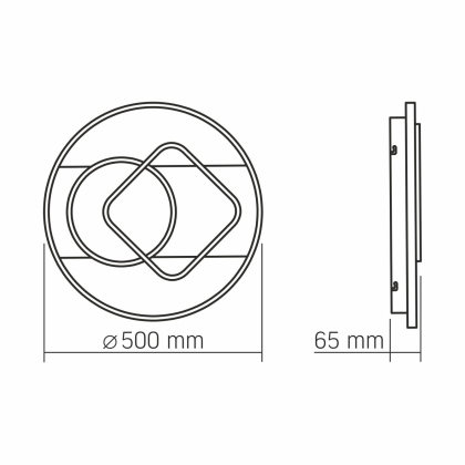 LED світильник функціональний VIDEX DECORA 50W VL-CLD-999-TT, Videx, 28272