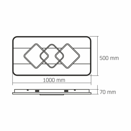 LED світильник функціональний VIDEX DECORA 80W VL-CLD-998-TT, Videx, 28274