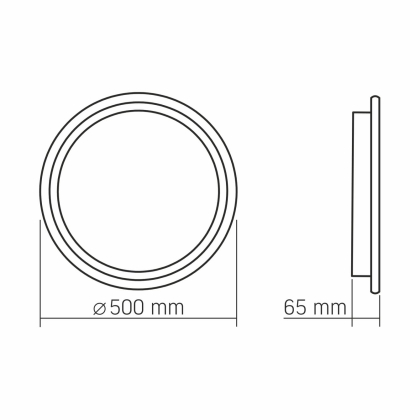 LED світильник функціональний VIDEX DECORA 56W VL-CLD-994-BZ, Videx, 28278