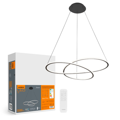 LED світильник функціональний VIDEX DECORA 110W VL-CLD-989-BK, Videx, 28282