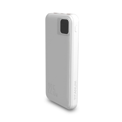 Повербанк 10000mAh TITANUM WQ55 22.5W White, Titanum, 28289