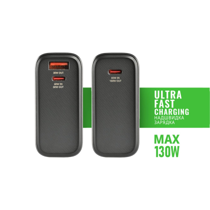Повербанк 20000mAh VIDEX VPB-323 130W PD100W +Display, Videx, 28290