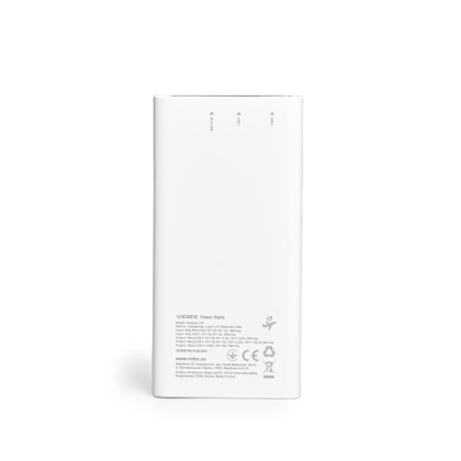 Повербанк 10000mAh VIDEX VPB-310 22.5W White, Videx, 28293