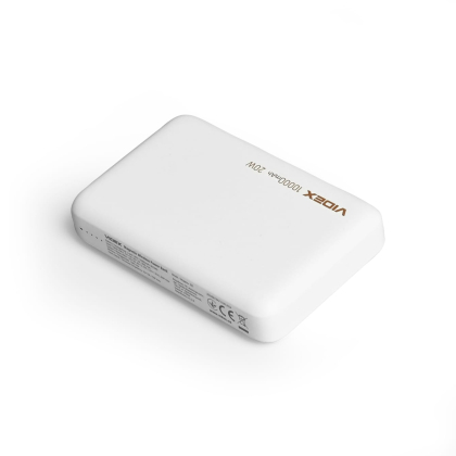 Повербанк з бездротовою зарядкою 10000mAh VIDEX VPB-331 PD20W White, Videx, 28294
