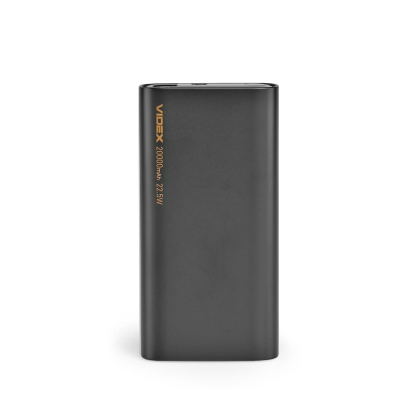 Повербанк 20000mAh VIDEX VPB-320 22.5W Black, Videx, 28295