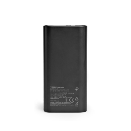 Повербанк 20000mAh VIDEX VPB-320 22.5W Black, Videx, 28295