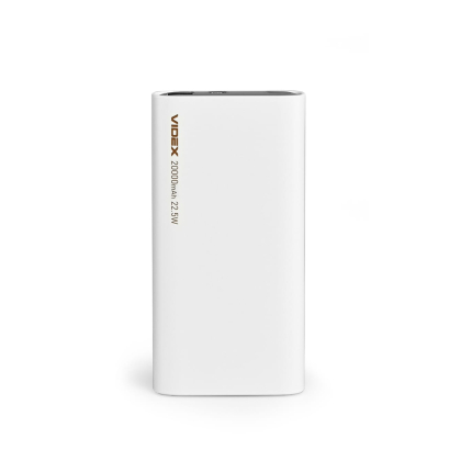 Повербанк 20000mAh VIDEX VPB-320 22.5W White, Videx, 28296