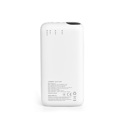 Повербанк 30000mAh VIDEX VPB-297 22.5W White, Videx, 28298