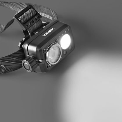 Налобний світлодіодний ліхтарик VIDEX VLF-H189 600Lm 5000K, Videx, 28364