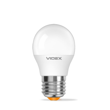 LED лампа VIDEX G45h 4.9W E27 4100K, Videx, 28408