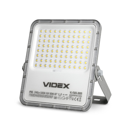 LED прожектор автономний VIDEX VL-FSO5-3005 3740Lm 5000K, Videx, 28445