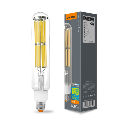LED лампа VIDEX Filament T52F 50W E27 5000K, Videx, 28450