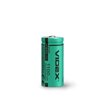 Акумулятор VIDEX Li-ion 18350 (без захисту) 1100mAh bulk/1шт, Videx, 28484