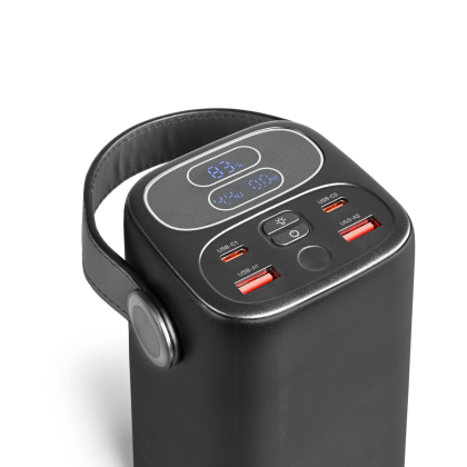Повербанк 40000mAh TITANUM WC40 PD65W Black, Titanum, 28498