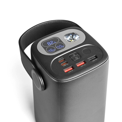 Повербанк 60000mAh TITANUM WC60 PD100W Black, Titanum, 28499
