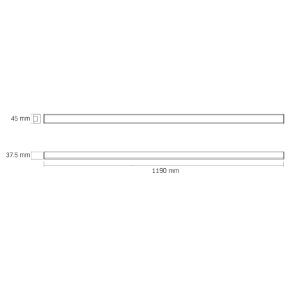 LED світильник лінійний VIDEX BN03 50W 1.2М 5000K 220V Black, Videx, 28533